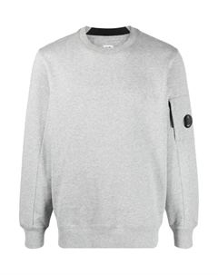 Стильная хлопковая толстовка с нашивками, серый C.p. company