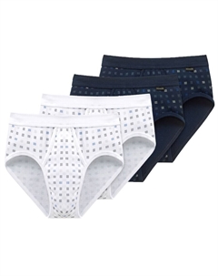 Трусы Panty, цвет marine blue/White Schiesser