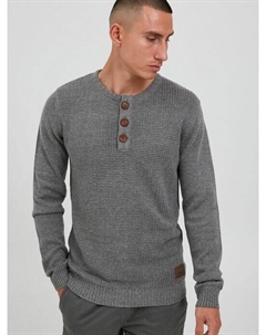 Вязаный свитер сдтерранс, серый Solid