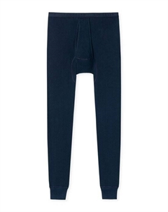 Длинные трусы оригинальные в тонкую рубчику, синий Schiesser