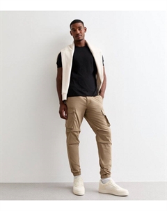 Оливковые брюки карго с манжетами , оливковый Jack & jones