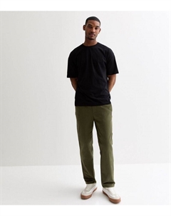 Зеленые брюки из смеси хлопка и льна , темно-зеленый Only & sons