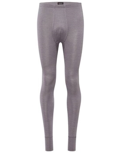 Длинные трусы из шерсти и шелка, серый Hanro