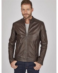 Кожаная куртка буаполло, коричневый Bugatti