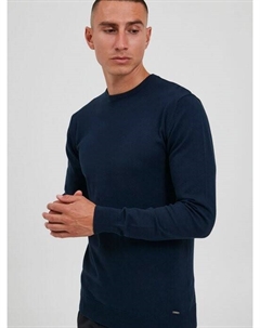 Свитер с круглым вырезом идбадан, синий Indicode