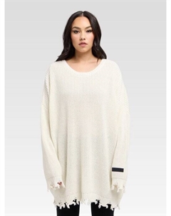 Вязаный свитер валерио, белый Carlo colucci