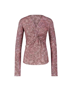 Рубашка с длинными рукавами и талией, розовый Isabel marant