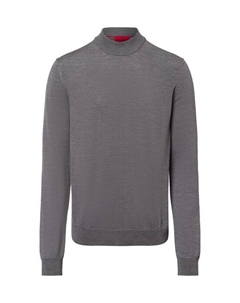 Вязаный свитер из натуральной шерсти сан маттео., серый Hugo