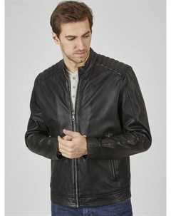 Кожаная куртка буаполло, черный Bugatti