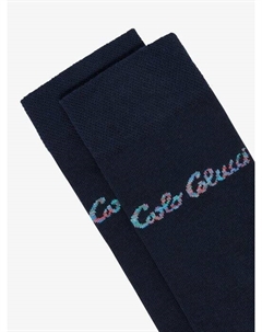 Деловые носки д'эрамо, синий Carlo colucci