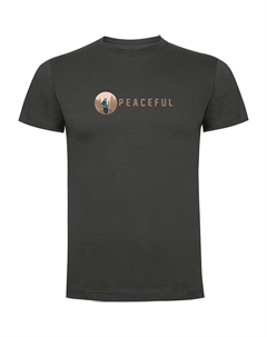 Футболка с коротким рукавом Peaceful, серый Kruskis