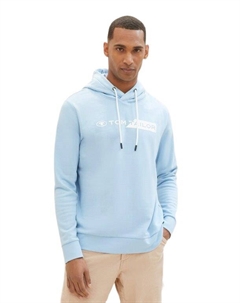 Толстовка PRINTED HOODIE, синий Tom tailor