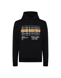 Черный хлопковый мужской свитер Ermanno scervino