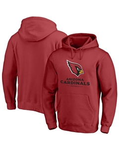 Мужской пуловер с капюшоном с фирменным логотипом Cardinal Arizona Cardinals Team Lockup Fanatics