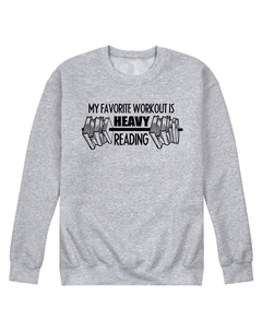 Мужской свитшот для чтения Fav Workout Licensed character