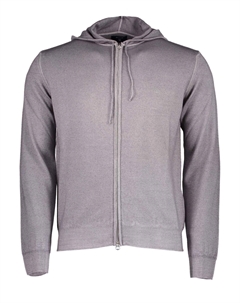 Серый шерстяной мужской кардиган Gant