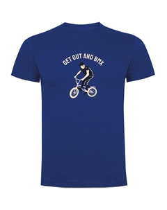 Футболка Get Out And BMX, синий Kruskis