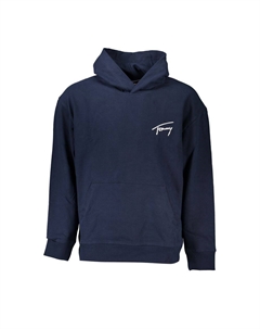 Экологичная свитшот синего цвета с капюшоном Tommy hilfiger