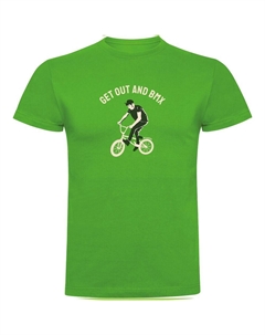 Футболка Get Out And BMX, зеленый Kruskis