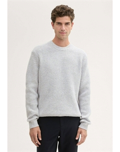 Джемпер MIT STRUKTUR, светло-серый Tom tailor