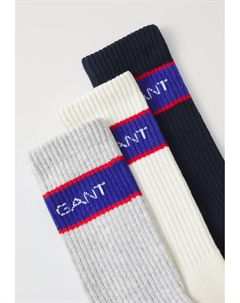 Носки EXCLUSIVE HERITAGE 2.0 SPORT SOCKS 3-PACK, серый Gant