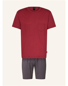 Короткая пижама Relax отпечаток, красный Calida