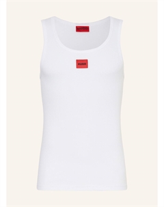 Край майки, белый Hugo