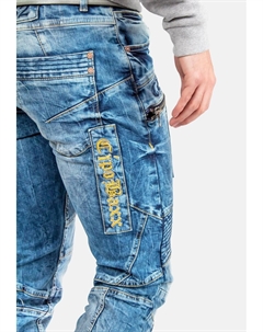 Джинсы узкого кроя, синий Cipo&baxx