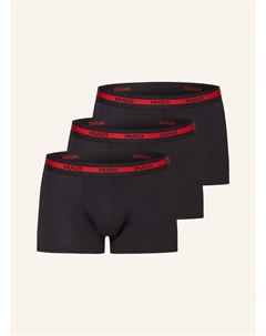 Набор из 3 боксеров Triple Planet., черный Hugo