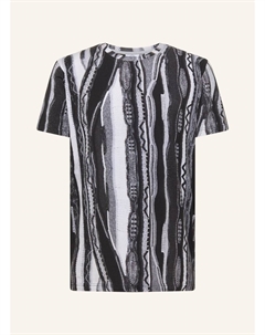 Футболка di poli с принтом по всей поверхности, серый Carlo colucci