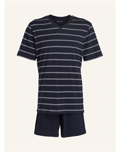 Короткая пижама выбрана! Премиальное вдохновение, синий Schiesser