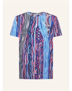 Футболка di poli с принтом по всей поверхности, синий Carlo colucci
