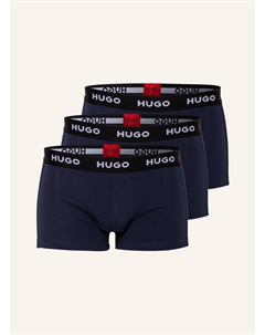 3 пары боксеров, синий Hugo