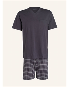 Пижама, серый Schiesser