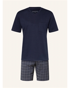Пижама, синий Schiesser