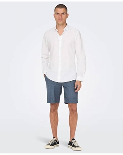 Мужские шорты в китайском стиле, темно-синий Only & sons