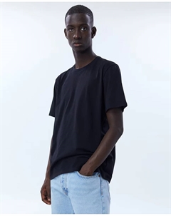 Черная мужская футболка с короткими рукавами, черный Сфера