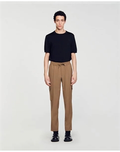 Мужские брюки-карго, светло-зеленый Sandro