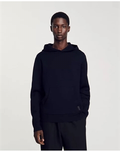 Мужская толстовка с капюшоном, темно-синий Sandro