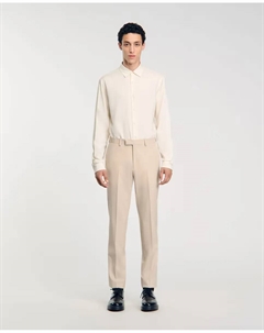 Мужские брюки, цвет Crema Sandro