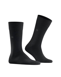 Однотонные мужские короткие носки, черный Burlington