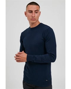 Пуловер Rundhals, синий Indicode
