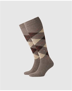 Мужские коричневые носки с бриллиантами, коричневый Burlington