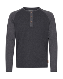 Лонгслив Rundhalsshirt, серый Indicode