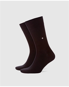 Комплект из двух пар коротких мужских носков черного цвета, черный Burlington