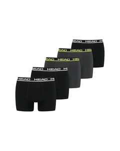 Боксеры - 5 пар, черный Head