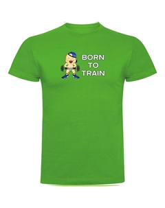 Футболка Born To Train, зеленый Kruskis