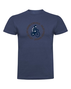 Футболка Life is Like Riding, синий Kruskis