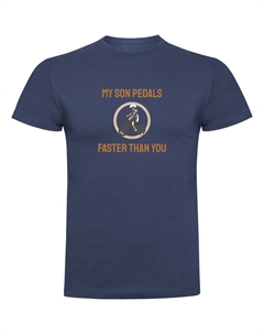 Футболка Faster Than You, синий Kruskis