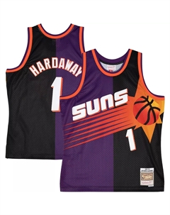 Мужская майка Penny Hardaway Purple/Black Phoenix Suns Hardwood Classics 1999-00 Split Swingman Mitchell and ness